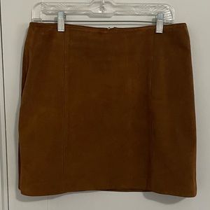 Old Navy Genuine Suede Mini Skirt Sz 10